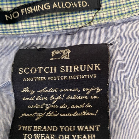 Scotch Shrunk snap front shirt size 12 - Picture 4 of 4